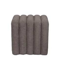 Drawer LETO Pouf rembourré en tissu bouclette