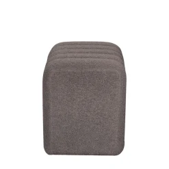 Drawer LETO Pouf rembourré en tissu bouclette