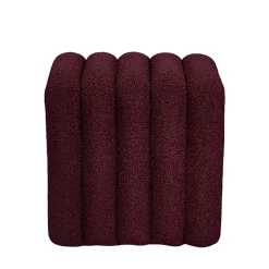 Drawer LETO Pouf rembourré en tissu bouclette