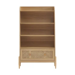 Enfant No name LILOU Bibliothèque enfant en bois et cannage H140cm
