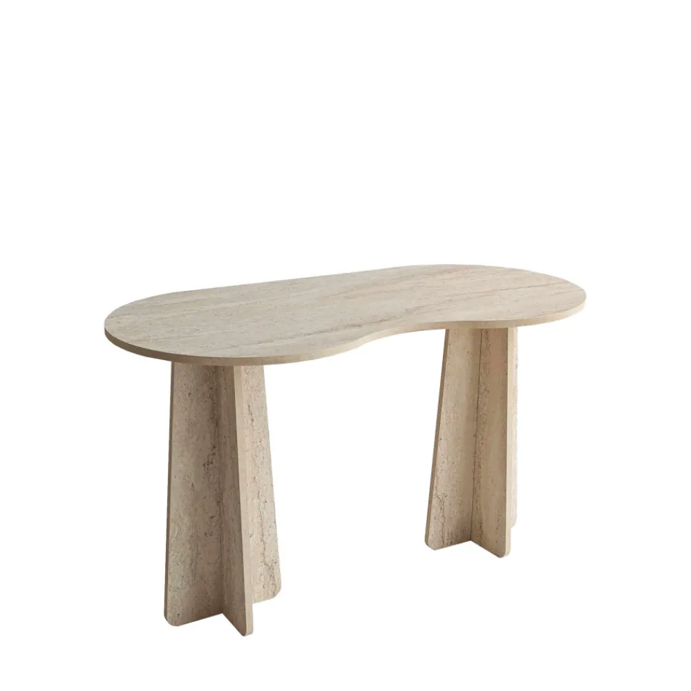 Drawer LINA Bureau effet travertin L120cm