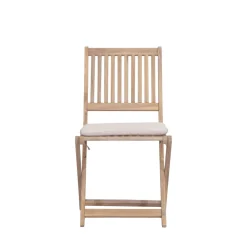 Drawer LINA Lot de 2 chaises pliantes de jardin en bois