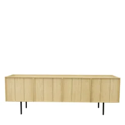 Drawer LINES Meuble TV 4 portes en bois L160cm