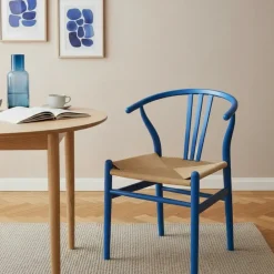 Drawer LIO Lot de 2 chaises en corde tressée et bois
