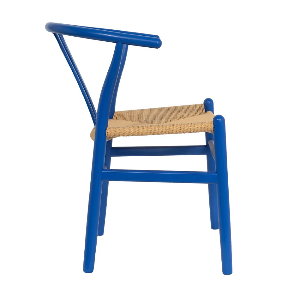 Drawer LIO Lot de 2 chaises en corde tressée et bois