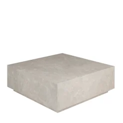 Drawer LIPANI Table basse carrée effet marbre 90x90cm