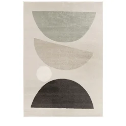 Enfant Drawer LÉO II Tapis contemporain à motif géométrique
