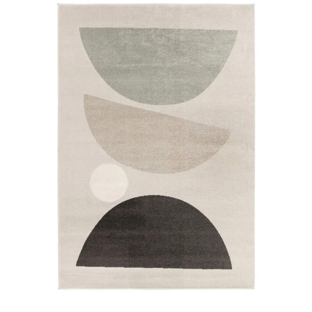 Enfant Drawer LÉO II Tapis contemporain à motif géométrique