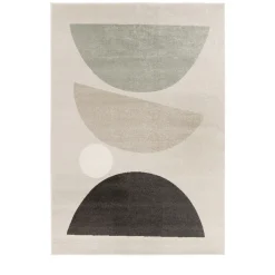 Enfant Drawer LÉO II Tapis contemporain à motif géométrique