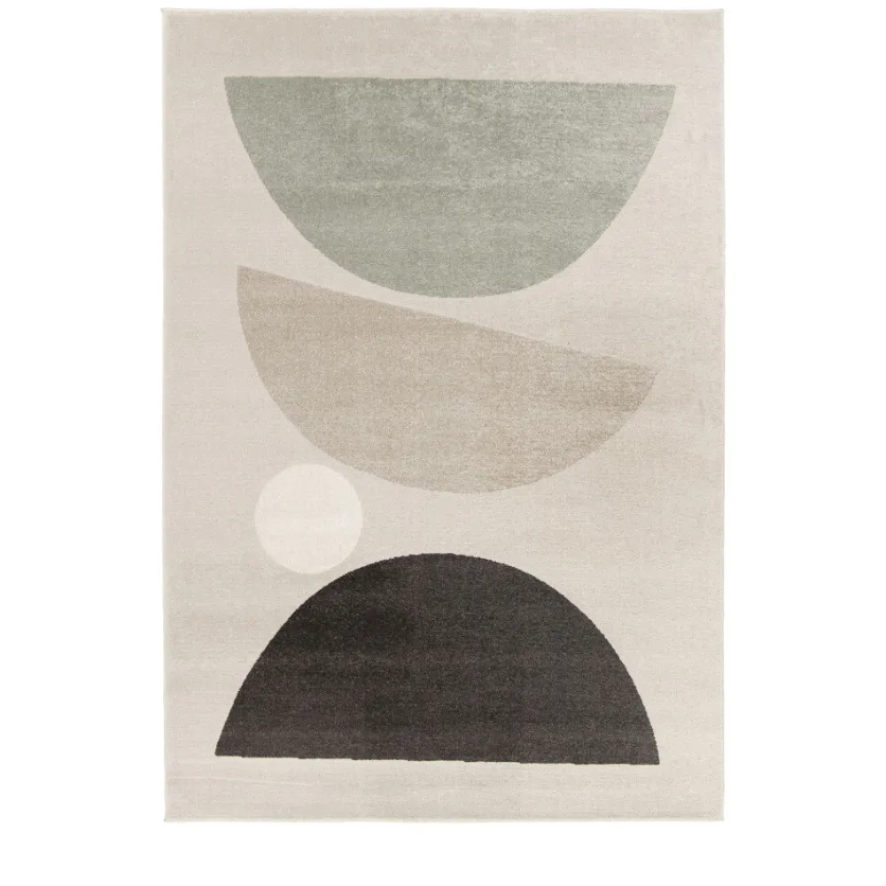 Enfant Drawer LÉO II Tapis contemporain à motif géométrique