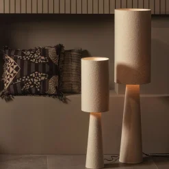 Woood LOFT Lampadaire en tissu bouclette H90cm