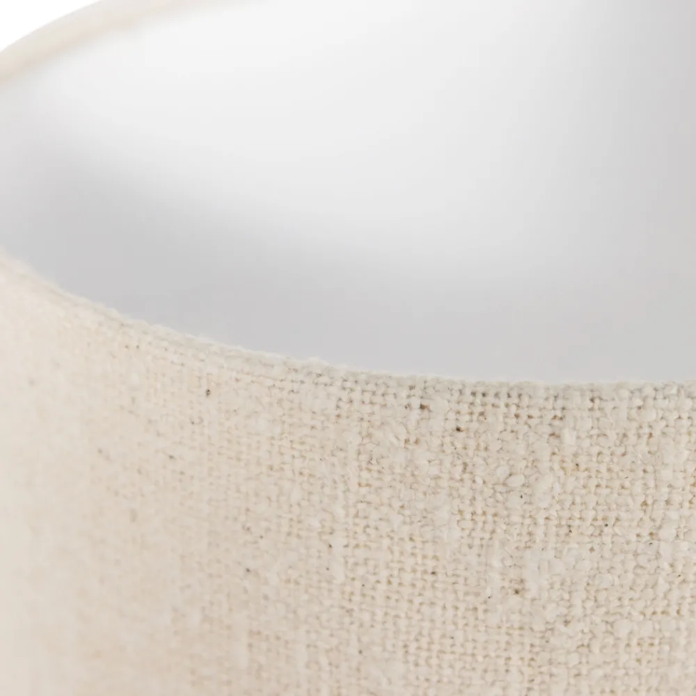 Woood LOFT Lampadaire en tissu bouclette H130cm