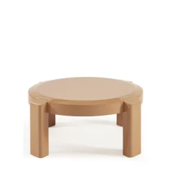 Drawer LORI Table basse ronde en bois laqué ø87,5cm
