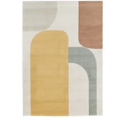 Enfant Drawer LORMA Tapis contemporain à motif géométrique