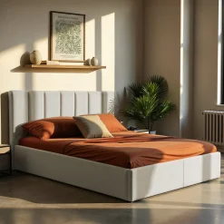 Drawer LOU Lit coffre en tissu 140x190cm