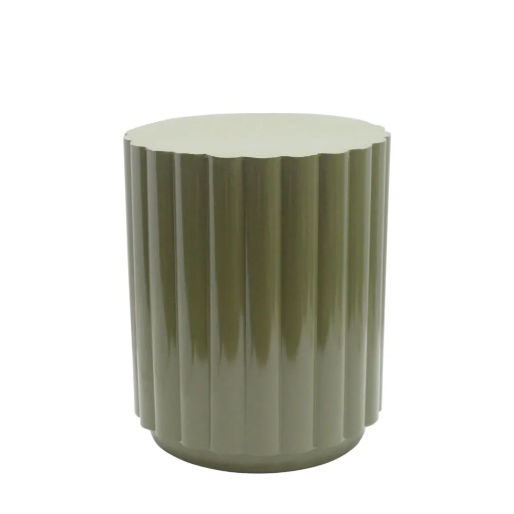 Drawer LOUISE Table d'appoint ronde en métal ø38,5cm