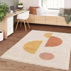 Enfant Drawer LOXTON Tapis contemporain à motif géométrique