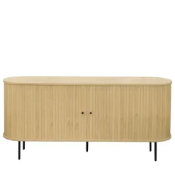 Drawer LUCIE Buffet aux portes coulissantes en bois et métal L160cm