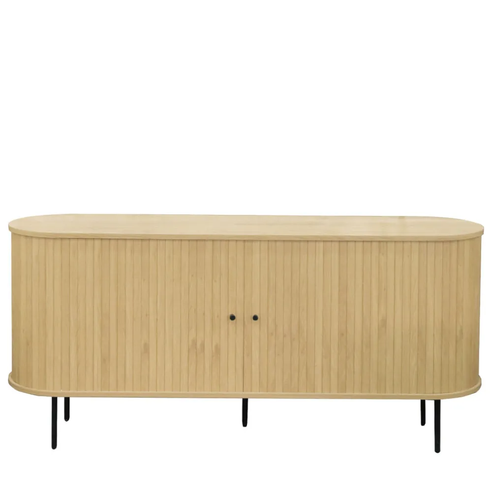 Drawer LUCIE Buffet aux portes coulissantes en bois et métal L160cm
