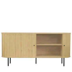 Drawer LUCIE Buffet aux portes coulissantes en bois et métal L160cm