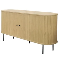 Drawer LUCIE Buffet aux portes coulissantes en bois et métal L160cm