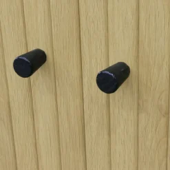 Drawer LUCIE Meuble tv aux portes coulissantes en bois et métal L150cm