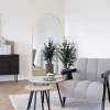 House Nordic MADRID Miroir arc en aluminium 90x180cm
