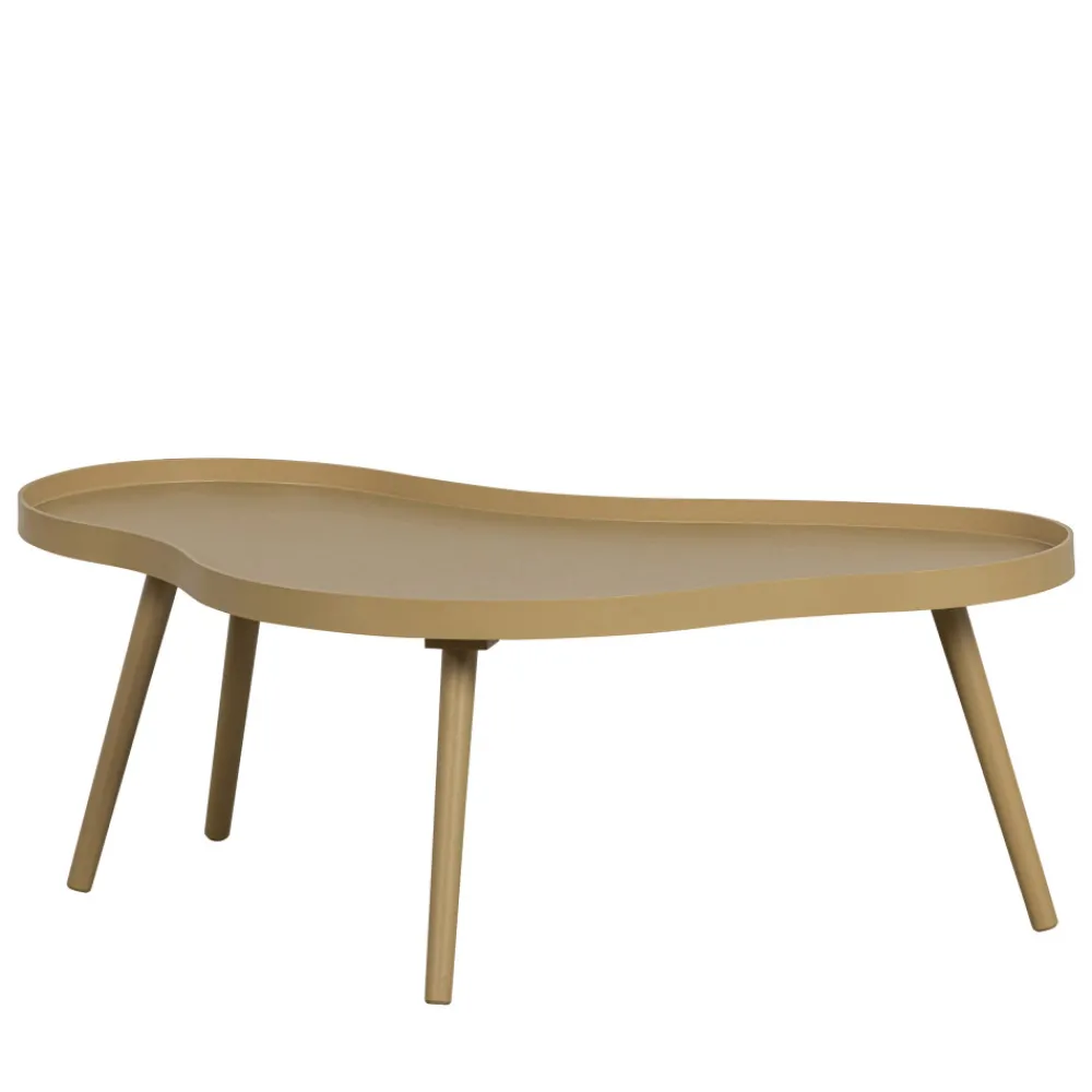 Woood MAE Table basse de forme organique en bois 100x35cm