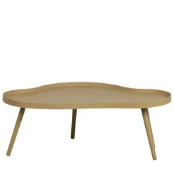 Woood MAE Table basse de forme organique en bois 100x35cm