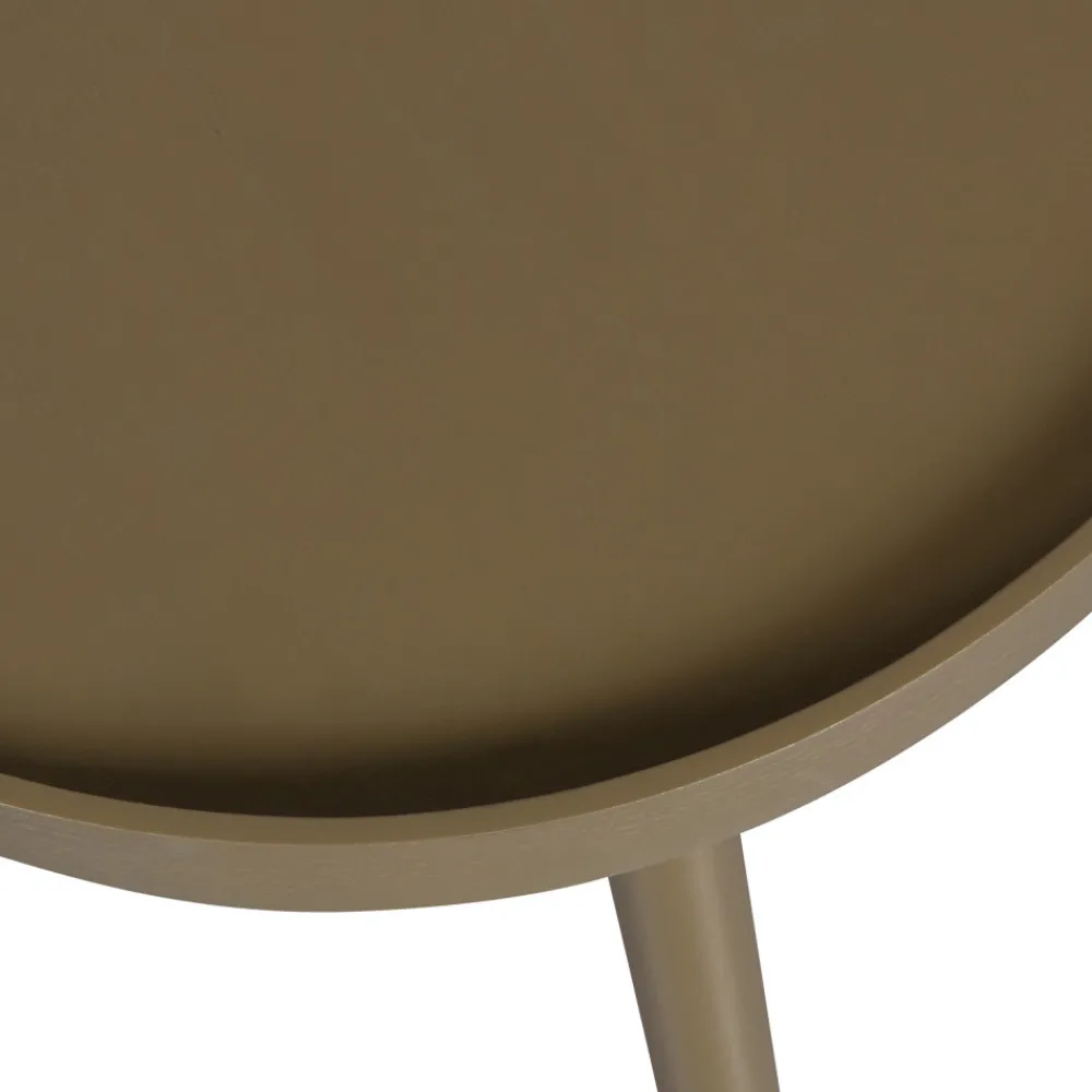 Woood MAE Table basse de forme organique en bois 61x40cm