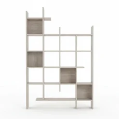 Drawer MAKO Bibliothèque effet travertin H188cm