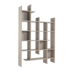 Drawer MAKO Bibliothèque effet travertin H188cm