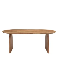 Drawer MALANG Table à manger 8 personnes en bois massif d'acacia