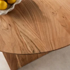 Drawer MALANG Table à manger 8 personnes en bois massif d'acacia