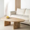 Drawer MALANG Table basse organique en bois massif de manguier