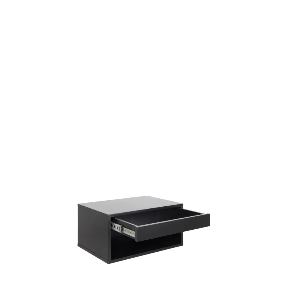 Drawer MANO Table de chevet murale 1 niche, 1 tiroir en bois