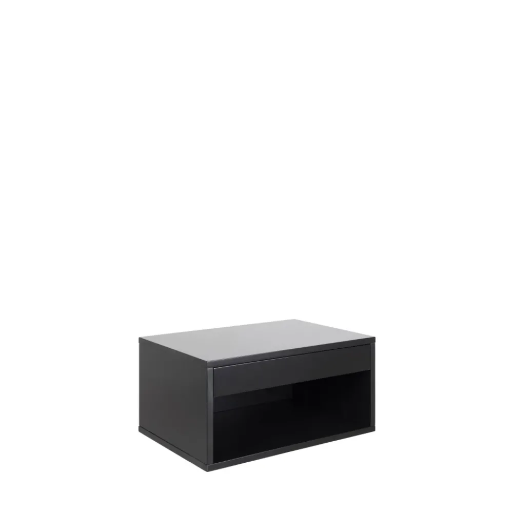 Drawer MANO Table de chevet murale 1 niche, 1 tiroir en bois