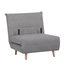 House Nordic MARLOW Fauteuil convertible en tissu et bois