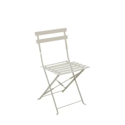 Drawer MARSEILLE Ensemble table de jardin pliante ronde bistrot et 2 chaises en métal