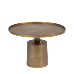 No name MASON Table basse ronde en métal ø60cm