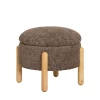 House Nordic MEDAS Pouf rond en tissu ø45cm