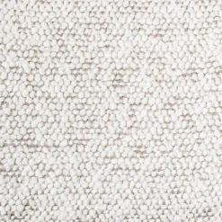 House Nordic MELILLA Lot de 2 fauteuils de table en tissu bouclette et métal