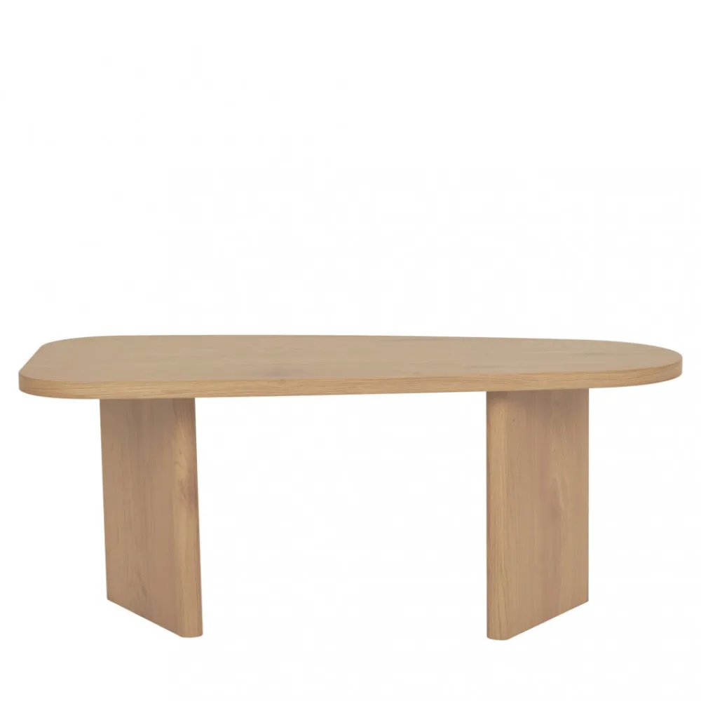 House Nordic MELO Table basse organique en bois 100x50cm