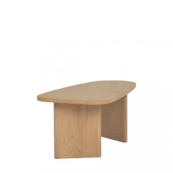 House Nordic MELO Table basse organique en bois 100x50cm