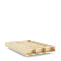 Karup Design MERGE Lit avec rangement en bois 140x200cm