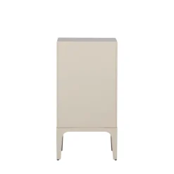 Woood MERGE Petit meuble de rangement 4 tiroirs en bois et métal H89cm