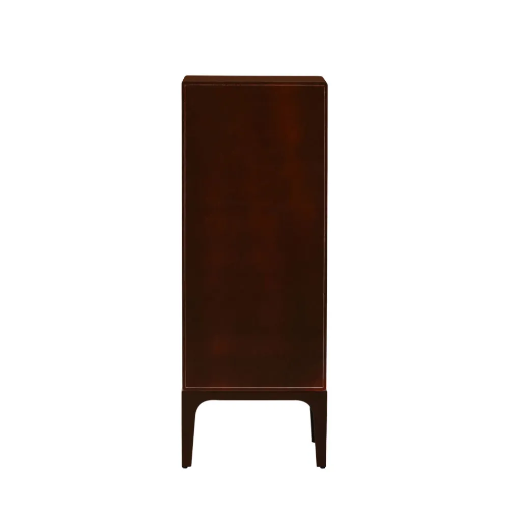 Woood MERGE Petit meuble de rangement 6 tiroirs en bois et métal H120cm