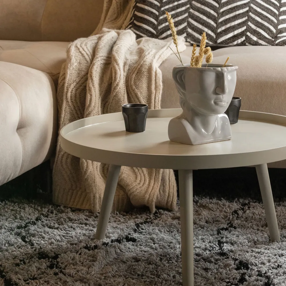 Woood MESA Table d'appoint ronde bois ø60cm