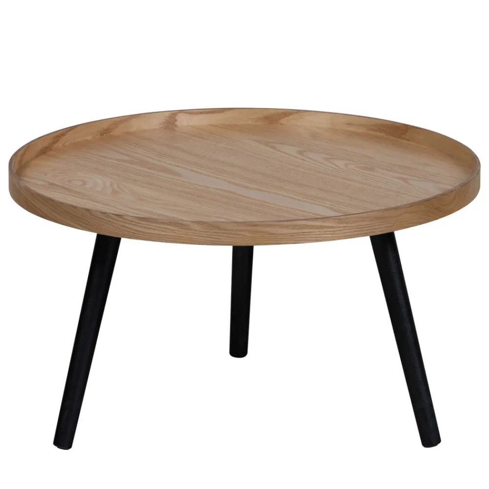 Woood MESA Table d'appoint ronde bois ø60cm