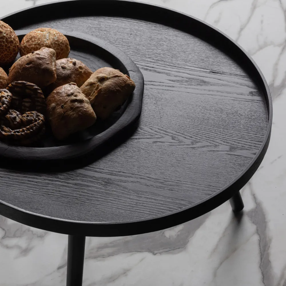 Woood MESA Table d'appoint ronde bois ø60cm